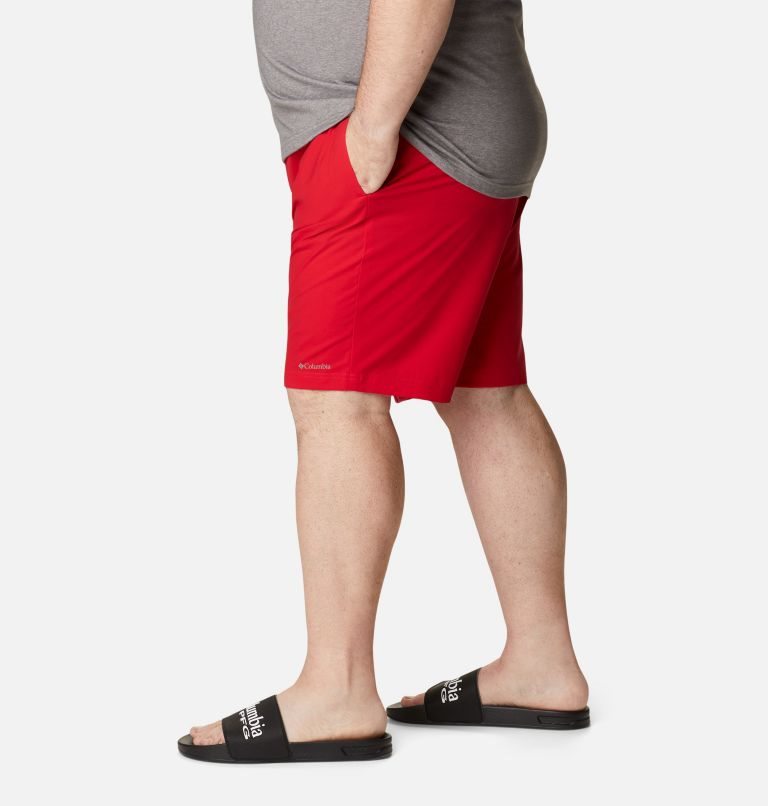 Men's Columbia Summertide Stretch Shorts Red | Plus Size CA-G5C64